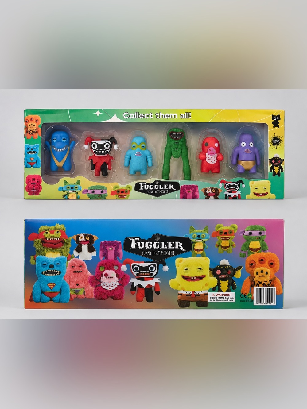 Fuggler Funny Ugly Monster 6-Pack Collectible Figure Set – Brand New Sealed